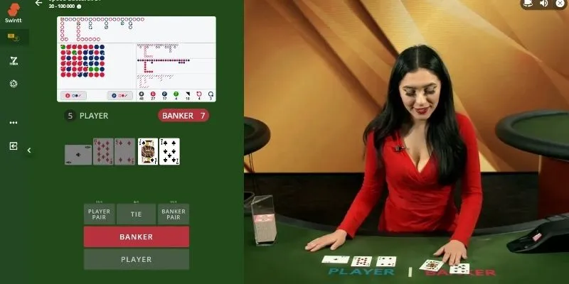 Tựa game Live Baccarat đẳng cấp